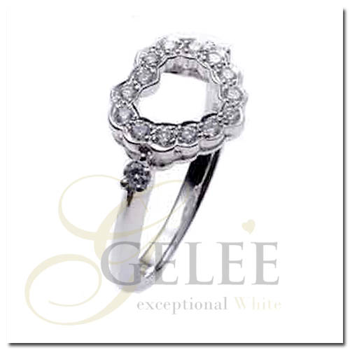 แหวนเพชร:R0062 diamond เพชรร่วง เพชรแท้ เพชรน้ำ 100 99 98 เพชร heart and arrow เพชร heart & arrow เพชรมีใบเซอร์ GIA HRD IGI