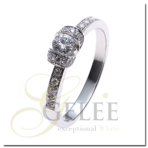 แหวนเพชร:R0093 diamond เพชรร่วง เพชรแท้ เพชรน้ำ 100 99 98 เพชร heart and arrow เพชร heart & arrow เพชรมีใบเซอร์ GIA HRD IGI