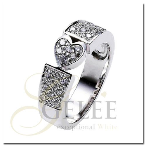 แหวนเพชร:R0084 diamond เพชรร่วง เพชรแท้ เพชรน้ำ 100 99 98 เพชร heart and arrow เพชร heart & arrow เพชรมีใบเซอร์ GIA HRD IGI