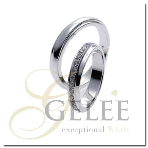 แหวนคู่ R0077_R0078 diamond เพชรร่วง เพชรแท้ เพชรน้ำ 100 99 98 เพชร heart and arrow เพชร heart & arrow เพชรมีใบเซอร์ GIA HRD IGI