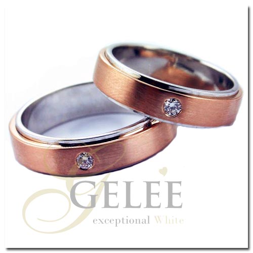 แหวนคู่ R0233_R0234 diamond เพชรร่วง เพชรแท้ เพชรน้ำ 100 99 98 เพชร heart and arrow เพชร heart & arrow เพชรมีใบเซอร์ GIA HRD IGI