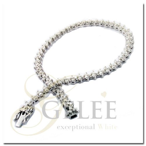 สร้อยข้อมือเพชร:B0355 diamond เพชรร่วง เพชรแท้ เพชรน้ำ 100 99 98 เพชร heart and arrow เพชร heart & arrow เพชรมีใบเซอร์ GIA HRD IGI