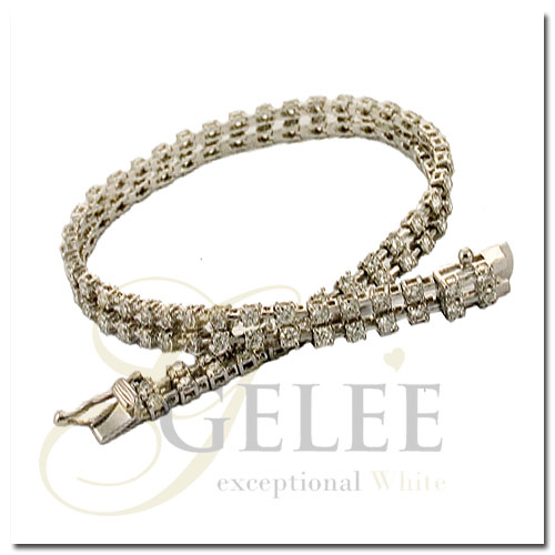 สร้อยเพชร:B0252 diamond เพชรร่วง เพชรแท้ เพชรน้ำ 100 99 98 เพชร heart and arrow เพชร heart & arrow เพชรมีใบเซอร์ GIA HRD IGI
